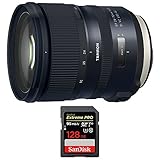 Tamron SP 24-70mm F/2.8 Di VC USD G2 Lens With Sandisk Extreme PRO SDXC 128GB UHS-1 Memory Card (For Canon)