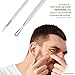Grooming Kit - Nail and Skin Care Set - Comes with Fine Tweezers, Blackhead Remover, Ingrown Hair Extractor and Scissors with sleek Case -Great Gift Idea