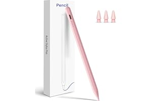CPKEON Stylus Pen for iPad Pencil 10th Generation(2018-2025), Fast Charge Apple Pen with Palm Rejection Tilt Sensitivity, Compatible with iPad 6/7/8/9/10", Pro 11"/12.9"/ M4, Air 3/4/5/M2/M3, Mini 5/6 (Pink)