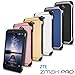 CellJoy Case Compatible with ZTE Zmax Pro [Deluxe Shock Armor] (Rose) ZTE Z981 Slim Fit Dual Layer Protective [[Shockproof]] Hybrid Chrome {Impact Resistant} Bumper Premium Elegant - Thin Hard Cover