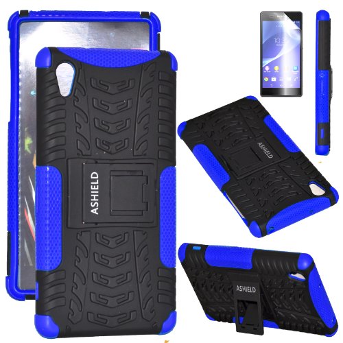 ASHIELD Sony Xperia Z2 Case - ShieldBox PRO Series Full-body Rugged Hybrid Protective Case Cover with Kickstand +Screen Protector , Dual Layer Design/Impact Resistant Bumper Prime