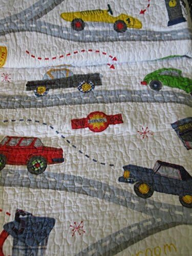 Kids Cars Reversible Quilt Twin