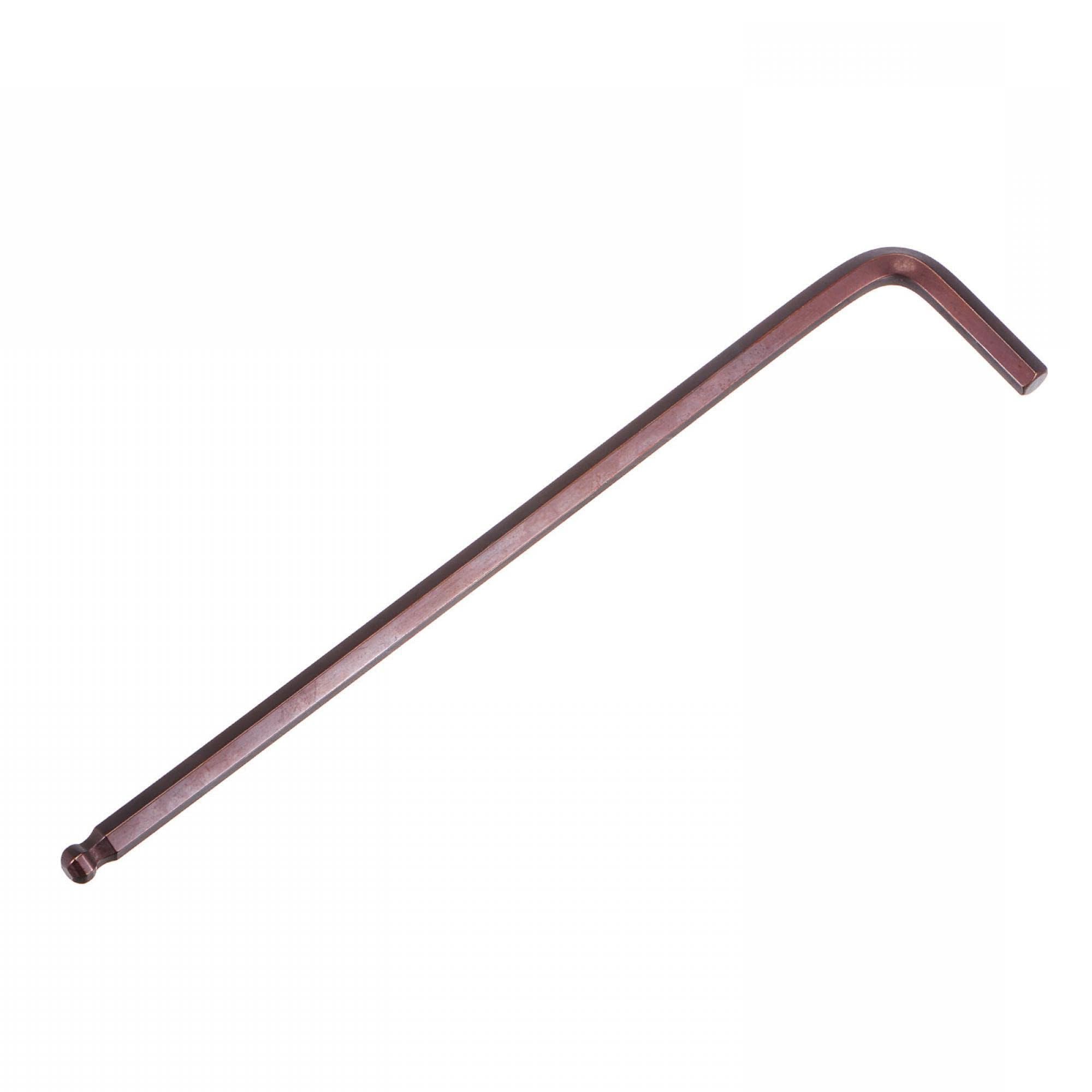 Unifizz 6mm Ball End Hex Key Wrench, L Shaped Long Arm Allen Wrench S2 Steel Repairing Tool, Metric 2 Pcs