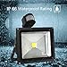 FASIHILAN 30W Motion Sensor Flood Light, Outdoor Waterproof Wall Light Fixture, 2400LM PIR Sensitive Security Light, Auto ON/Off Floodlight Lamp, 6000K Intelligent Light with US 3-Plug