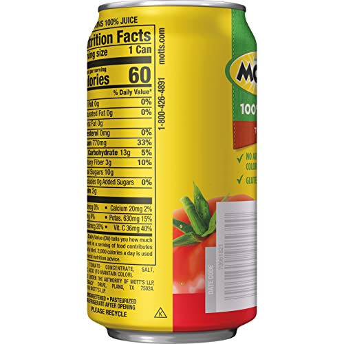 Mott's 100 percent Tomato Juice, 11.5 fl oz cans (Pack of 24) Pricepulse