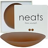 NEATS Nipple Covers for Women, Reusable & Hypoallergenic Adhesive Silicone Pasties