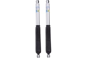 Bilstein 5100 Series Pair of Rear Monotube Shocks fits 2015 2020 F150 RWD with 0-1" Rear Lift | Includes TrendsAuto Decal | 33-253237