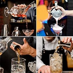 Cocktail Mixing Glass, veecom 18oz Crystal Mixing