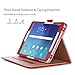 ProCase Galaxy Tab S2 8.0 Case - Leather Stand Folio Case Cover for 2015 Galaxy Tab S2 Tablet (8.0 inch, SM-T710 T715 T713) - Red