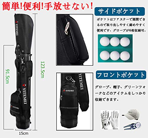 Mua 2020最新版 ゴルフ クラブケース セルフスタンド ゴルフバッグ