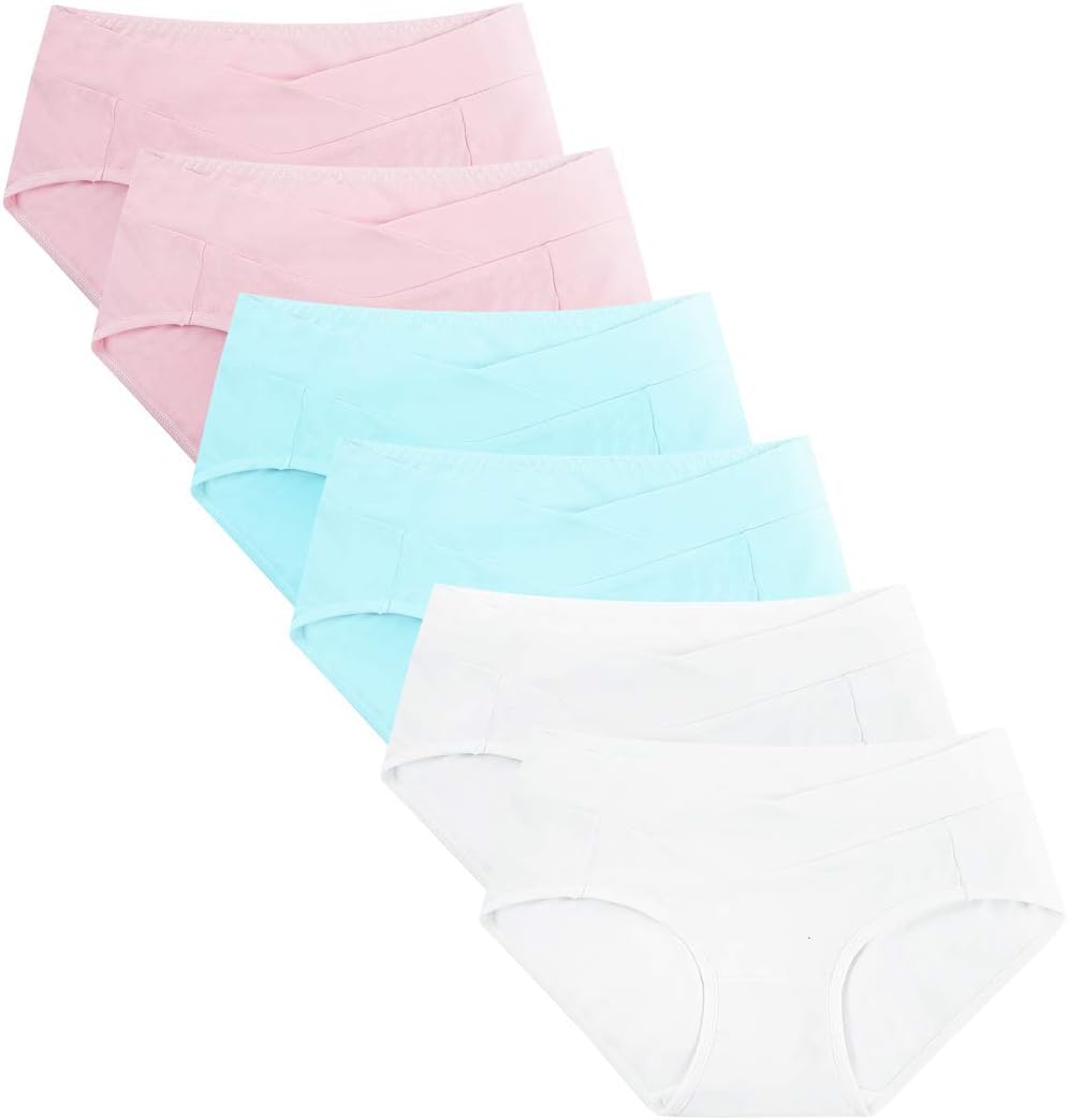 Women's Under The Bump Maternity Panties Pregnancy Postpartum Maternity Underwear Multipack (XS-XXL)