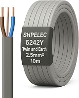 SHPELEC 6242YH Twin and Earth Cable 2.5mm Basec Approved 10m+ view 2