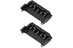 Create idea 2Pcs 5Pin Battery FPC Connector Mainboard Port Compatible with Nintendo Switch Console (V1/V2)