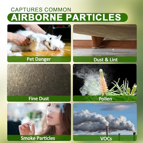 Filtro de Repuesto Compatible con Xiaomi Smart Air Purifier 4 Pro, Filtro HEPA H13 con Carbón Activado, Filtro 3 en 1 para Polvo, Polen, Pelo de Mascotas, Humo y Olores