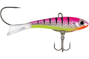 NORTHLAND TACKLE Northland Fishing Tackle Pitchin' Puppet Darting Premium Fishing Jig for Snap Jigging & Pitching Walleyes, Assorted Lure Colors & Bait Sizes