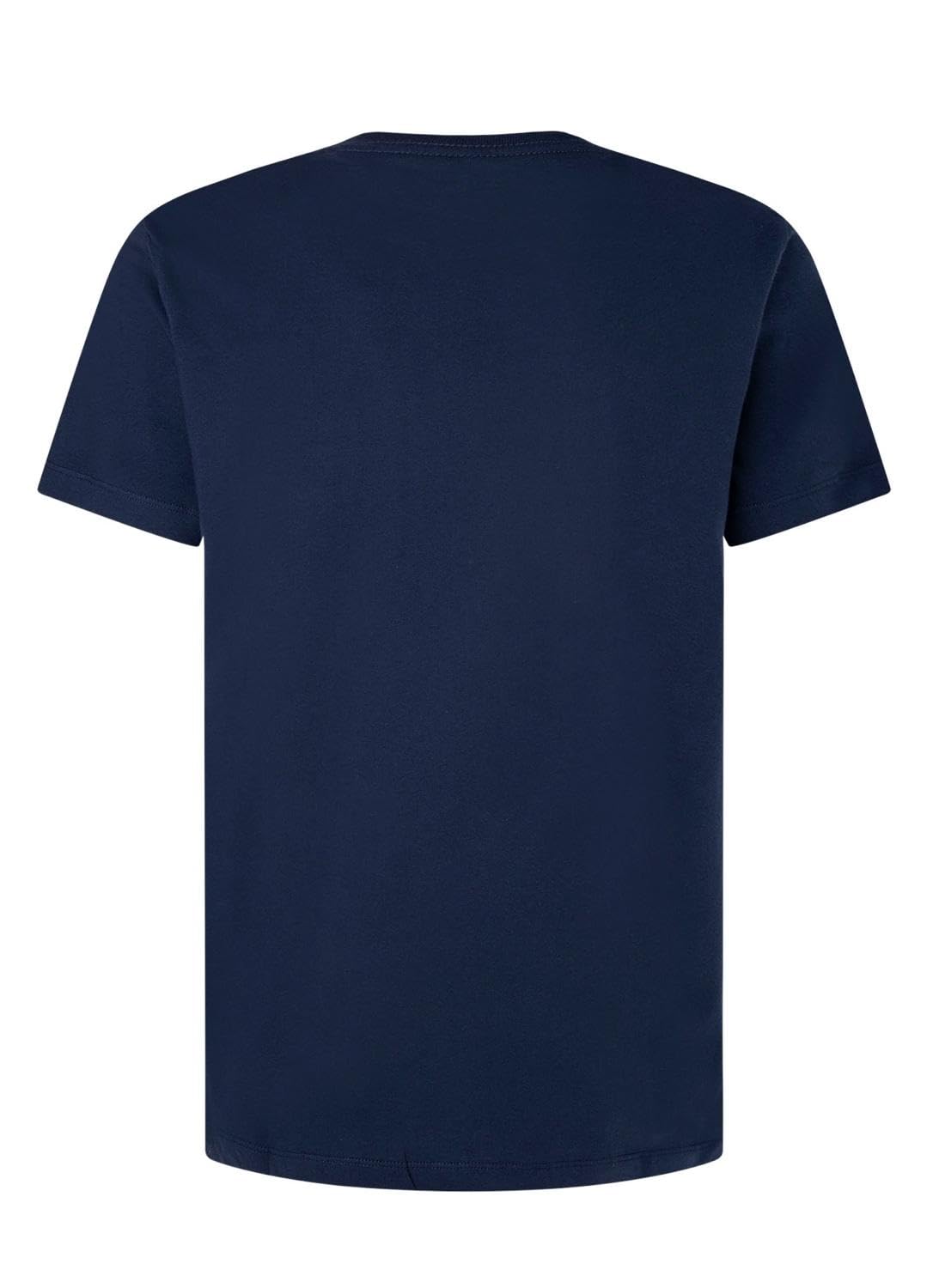 Pepe Jeans Herren Eggo N T-Shirt, Blue (Navy), XL 6