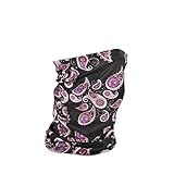 ZANheadgear Polyester 'Paisley' Design Motley Tube (Purple , One Size)