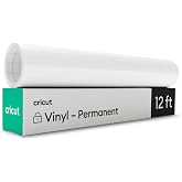 Cricut Premium Permanent Vinyl, 12ft - White (3-Pack of 4ft Rolls), Compatible with Cricut Explore/Maker Machines