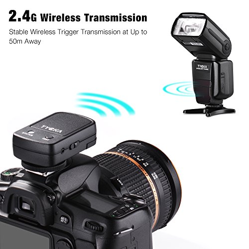 Tycka Professional E-TTL Flash with 2.4G Wireless Trigger Remote for Canon, 58GN, Manual Auto Focus, for Wedding Portrait Studio Outdoors