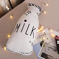 ZYCAB Cute Plush Toy Personality Star Dog Milk Bottle Rabbit Soft Cushion Concise Sofa Pillow Birthday Milk Bottle