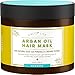Calily Life Organic Moroccan Argan Oil Hair Mask with Dead Sea Minerals, 17 Oz.-Deep Conditioner and Nourishing - Detoxifies, Softens, Strengthens & Shines – Promotes Healing and Natural Hair Growth