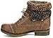 Refresh WYNNE-01 Women's combat style lace up ankle bootie, Taupe (8)
