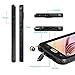Galaxy S6 Waterproof Case,Easylife IP68 Certified Extreme Durable Shockproof Snowproof Full Sealed Case Cover Perfect Fit For Samsung Galaxy S6 (Black)