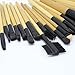32pcs Makeup Brushes Set Professional Cosmetic Foundation Powder Eyeshadow Brush Kit with Bag (Wooden)