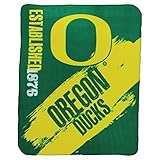 NCAA Collegiate School Logo Fleece Blanket (Oregon Ducks, 50