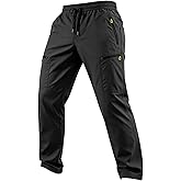 Hidkat Men's Lightweight Water-Resistant Cargo Pants with Zipper Pockets | Durable tactical pants with multiple secure pockets for hiking, outdoor work, travel, and everyday wear.