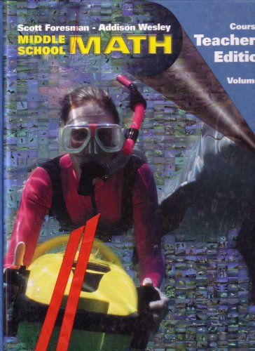 Middle School Math Teacher S Edition Course 1 Volume 2 Couse 1 Volume 2