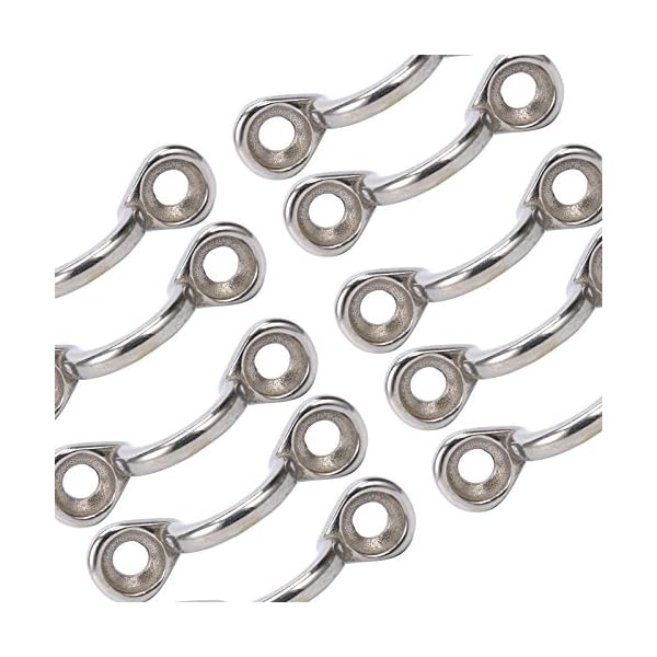 Amarine-made-Pack-of-10-Forged-Stainless-Steel-Bimini-Boat-Top-PAD-EYE