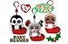 TY Baby Beanies Bundles (Mouse), Earmuffs (Penguin) & Jingly (Gingerbread) Keychain Ornaments Holiday (Christmas) Gift Set Bundle - 3 Pack