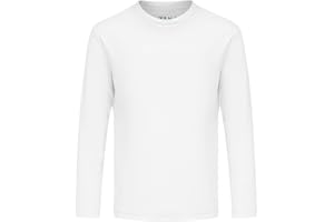Opna Youth Athletic Performance Long Sleeve Shirts for Boys or Girls - UV Protection Moisture Wicking Rash Guard