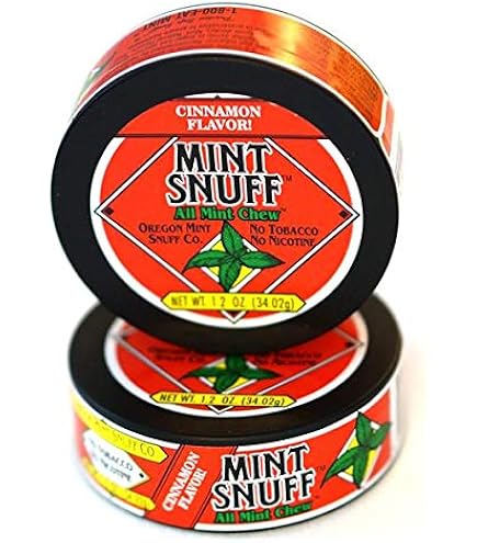 cinnamon smokeless tobacco Amazon.com : Oregon Mint Snuff Co