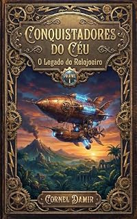 Livro Conquistadores do Céu – O Legado do Relojoeiro: Um Romance Steampunk de Aventura, Invenções Fantásticas e Mistérios nos Céus