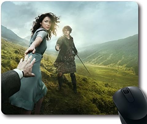 Custom Amazing Mouse Pad with Outlander Jamie Dougal Non-Slip Neoprene Rubber Standard Size 9 Inch(220mm) X 7 Inch(180mm) X 1/8 Inch(3mm) Desktop Mousepad Laptop Mousepads Comfortable Computer Mouse Mat