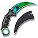 FadeCase Karambit Elite - Gamma Doppler Phase 2 - Real CSGO Knife Skin Counter Strike Global Offensive Full Tang Fixed Blade Unique Serial Number