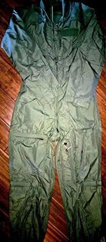 USGI Military USAF Men Nomex Sage Green Flight Suit 36 R