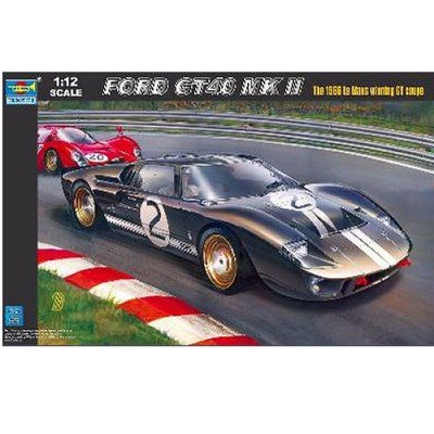 Trumpeter 1/12 Ford GT40 Mk II Car Model Kit