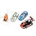 ThinkMax 4PCS Diecast Cars Vehicle Models Vehicles Set, Pull Back Helicopter And Race Cars for Boy