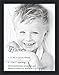 ArtToFrames 13x17 inch Satin Black Picture Frame, 2WOMFRBW26079-13x17