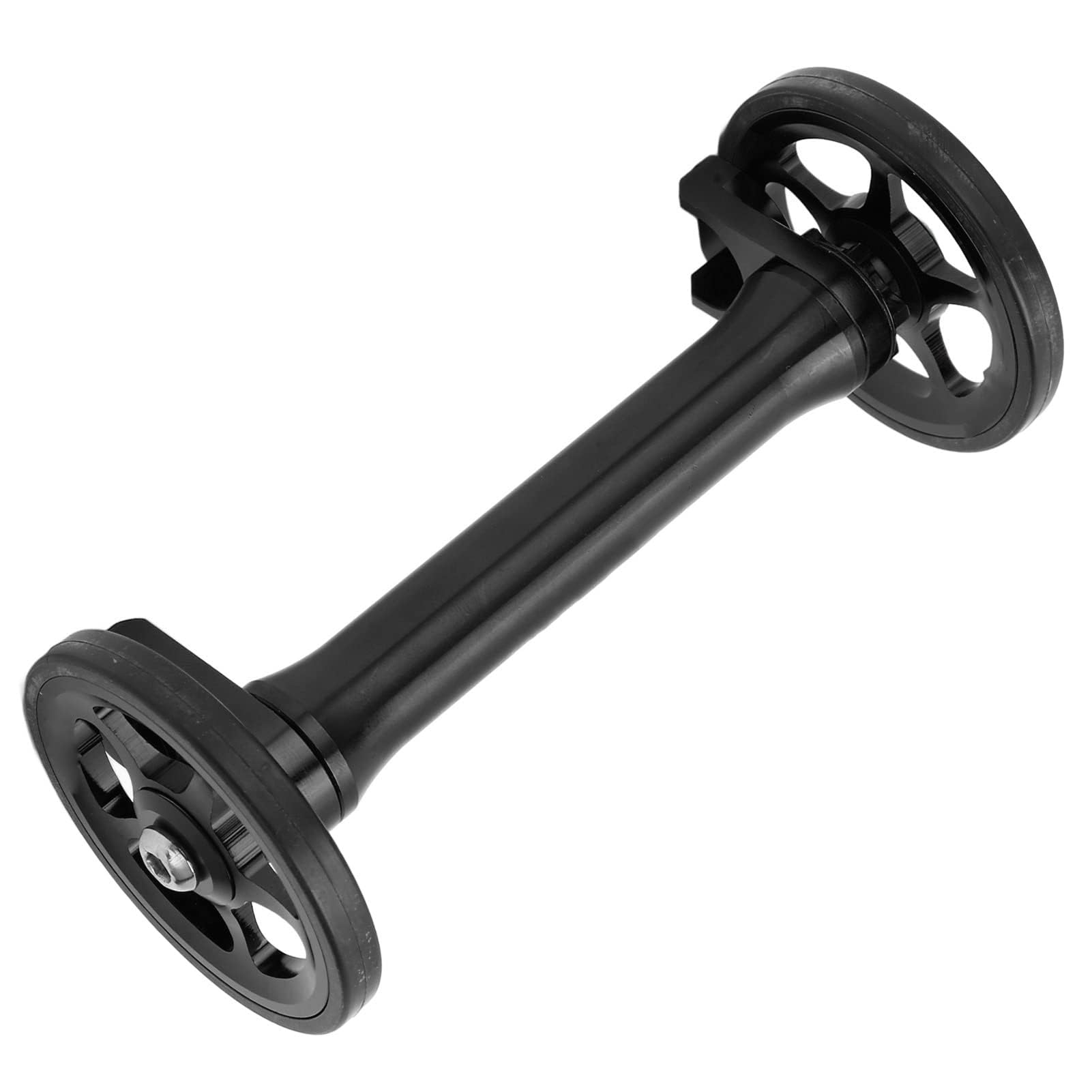 Dilwe Easy Wheels Extension Bar, Easy Wheel Extension Bar High Strength Lightweight Telescopic Folding Bike Extension Rod for 3sixty(black) Bicycles and spare parts