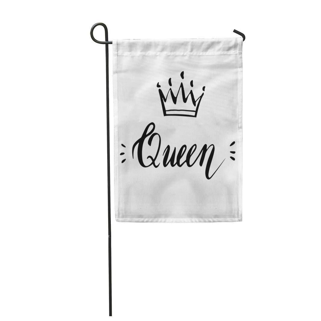 Amazon Com Tarolo Decoration Flag King Hand Lettering Word Queen