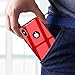 KADES Compatible for iPhone X Case Protective Tempered Glass Case with Premium Shockproof and Anti-Scratch Phone Case Compatible for Apple iPhone X - Red
