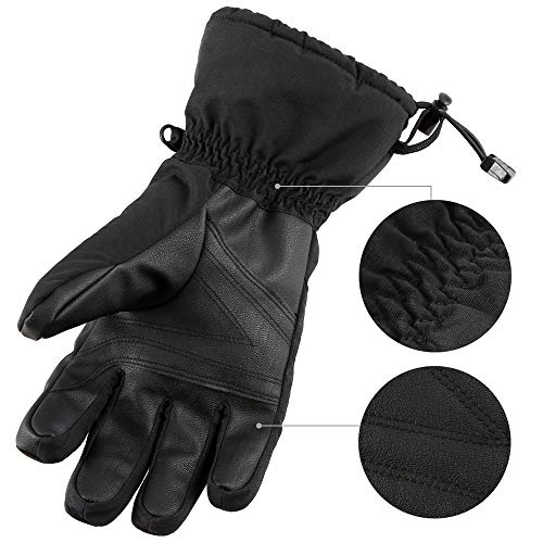 image for AKASO Waterproof Ski Gloves Winter Warm 3M Thinsulate Snow Gloves,High
