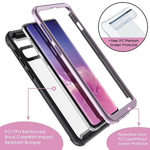 FITFORT Samsung Galaxy S10 Case Full Body Rugged Heavy Duty Clear Bumper Case with Free Screen Prote - //medicalbooks.filipinodoctors.org