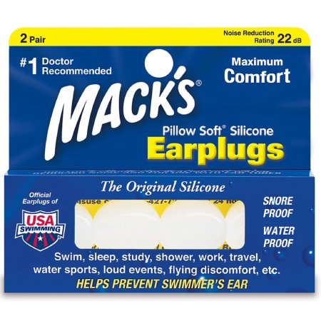 Mack's Pillow Soft Earplugs (Pair), 2-Count Boxes (Pack of 12)