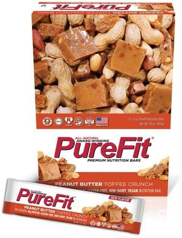 Pure Fit Bar - Peanut Butter Toffee Crunch - Case of 15 - 2 oz
