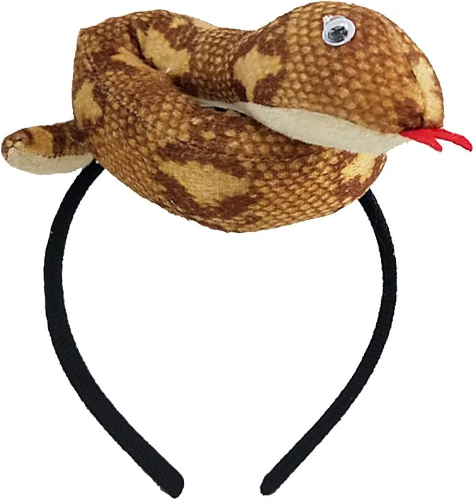 Amosfun Snake Headband Halloween Party Headband Animal Costume Party